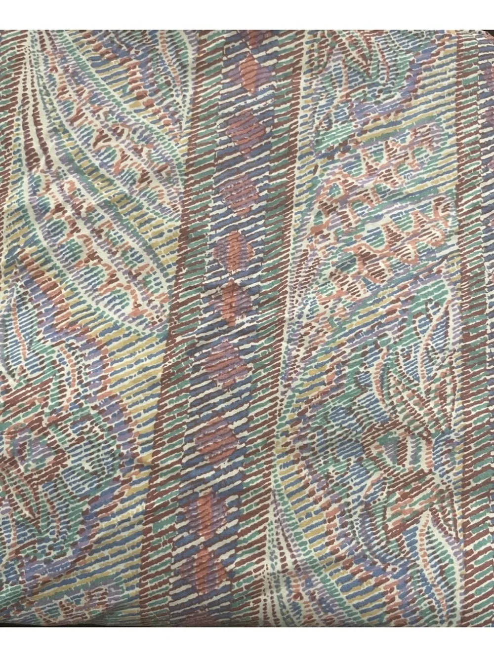 Vintage 1986 Martex Liberty of London King Flat Sheet Standard Pillowcase